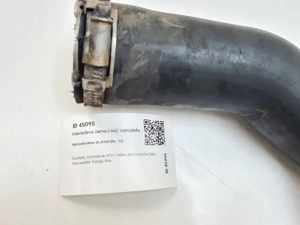 Intercoolerslang Mercedes-Benz GL X164 2011 A1645281982 image 6