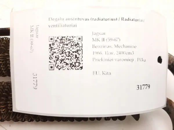 Arrefecedor de combustível Jaguar MK II OEM MAM31779 - Usado image 4
