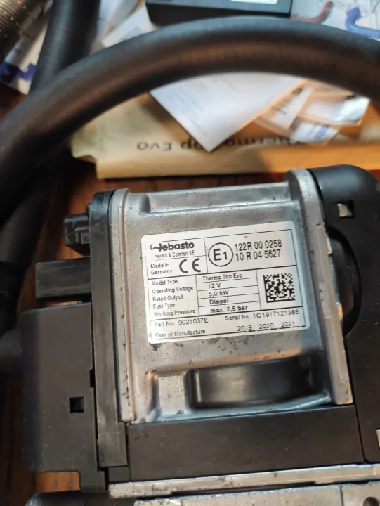 Webasto Thermo Top EVO 5 Diesel lämmityssarja OEM T91 image 9