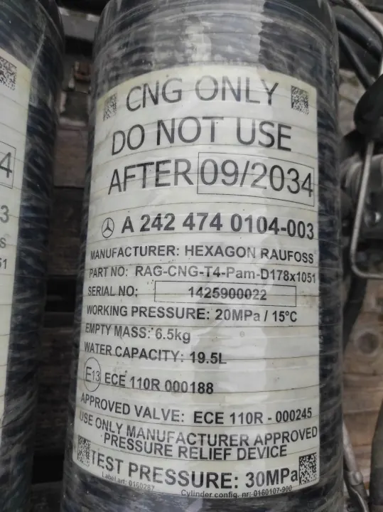 CNG/LPG-tank OEM A2424740104 för Mercedes W242/W246 image 3