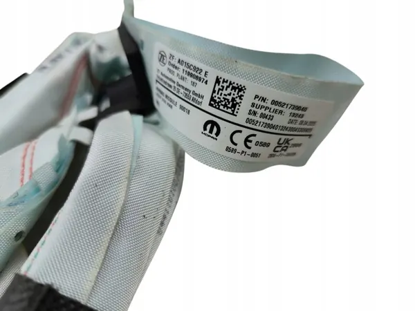 Airbag cortina direito Jeep OE 00521739040 image 3