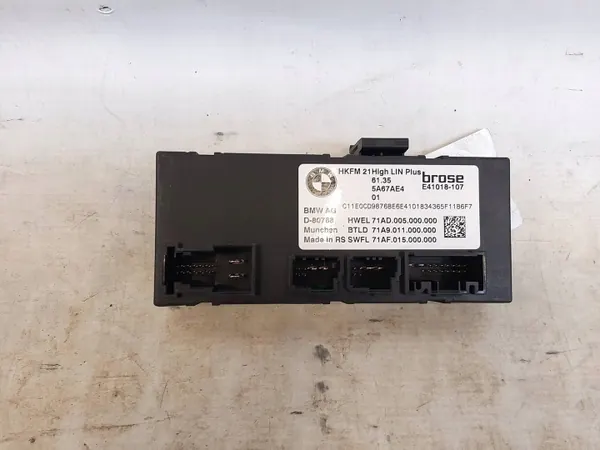 Módulo Porta-Traseira BMW X1 U11 OEM 5A67AE4 image 2