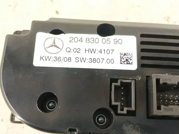 Mercedes A2048300590 klimaatpaneel W204 2007- image 7