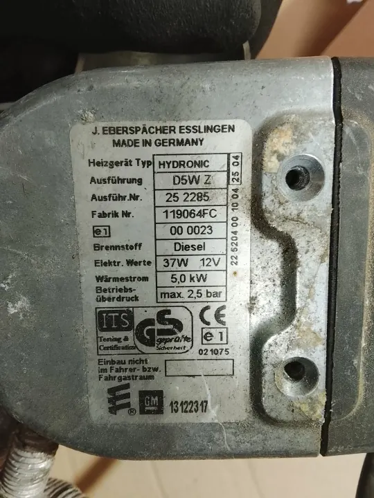 Webasto pysäköintilämmitys OEM 1317413C Opel image 5