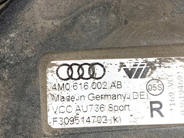 Luftfjädring OEM 4M0616002AB Bak Höger Audi Q8 SUV image 4