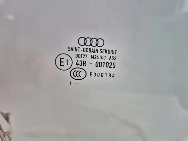 OEM SZYBA DRZWI PRZEDNIA PRAWA PRZÓD PRAWY AUDI A3 8P SPORTBACK LIFT 10R image 4