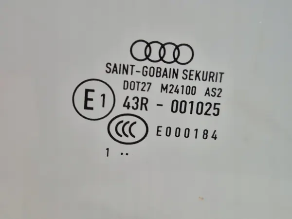 OEM SZYBA DRZWI PRZEDNIA PRAWA PRZÓD PRAWY AUDI A3 8P SPORTBACK LIFT 10R image 5
