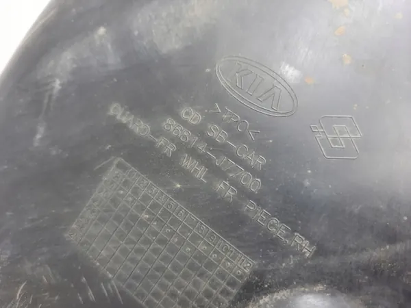 KIA OEM 86814-J7700C oikea etulokasuoja käytetty image 5