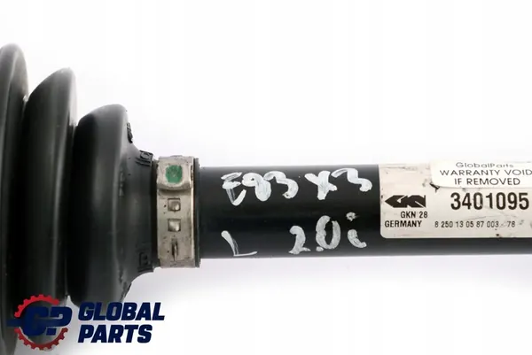 Vänster bakaxel BMW X3 E83 2.0i N46 7556931 image 2