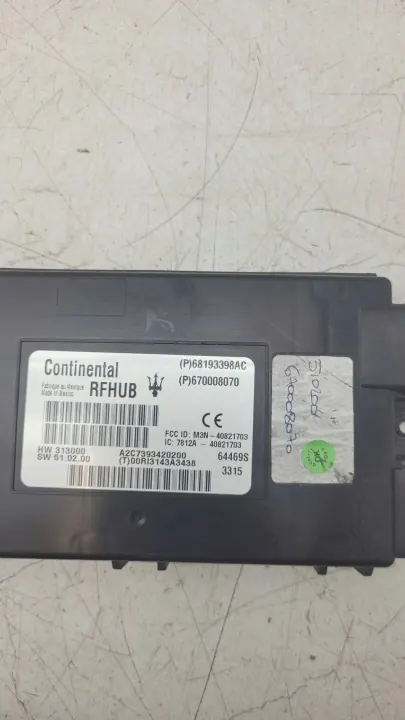 Módulo sem chave Maserati Ghibli OEM P68193398AC image 3