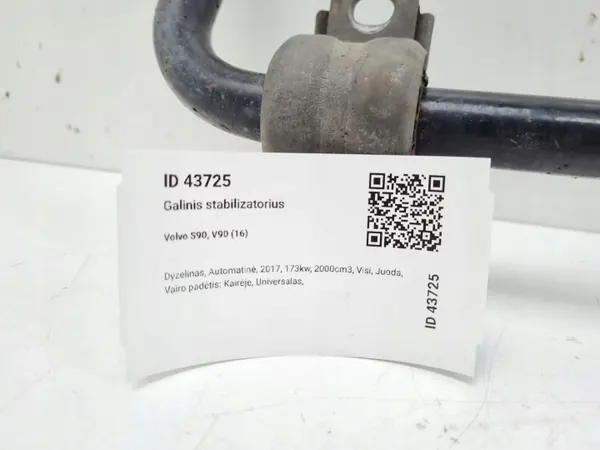 OEM MAM43725 Taka stabilointitanko Volvo S90/V90 image 3