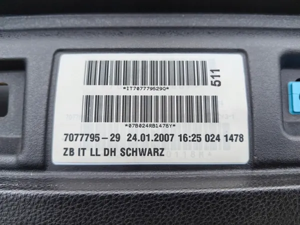 BMW 3 E90-E93 instrumentpanel OEM - Komplett svart NAVI image 10