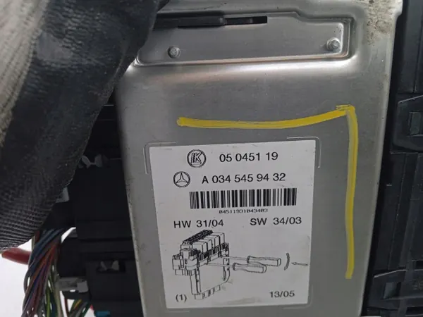 Controlador Módulo SAM A0345459432 para Mercedes W220 image 4
