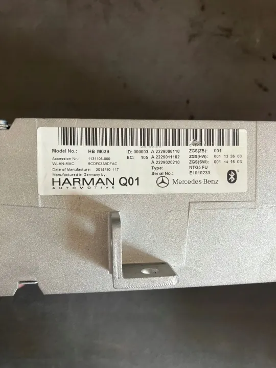Módulo Sintonizador DVD Mercedes OEM A222900611 para Classe S image 6