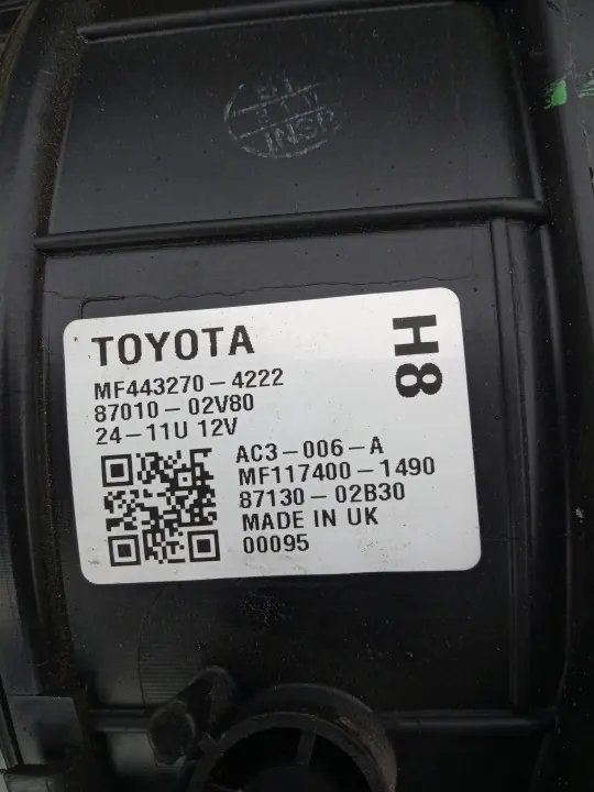 Toyota OE Lämmitys OEM 87010-02v70 Auris II 13-18 image 5