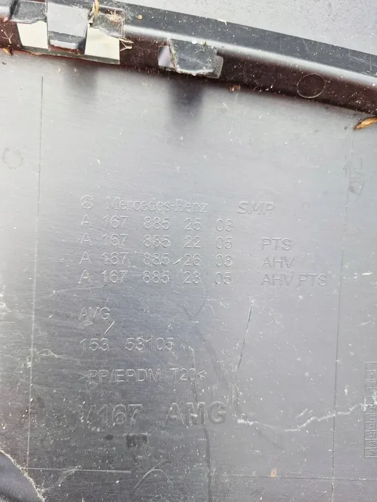 MERCEDES GLE 167 Bakre Stötfångar Spoiler A1678852503 image 6