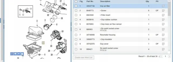 Volvo V50 2004 Ilmansuodattimen kotelo image 6