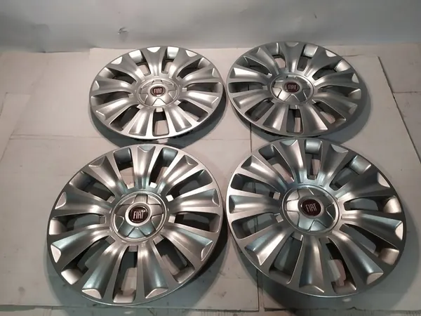 Fiat Originele Wielkap 15" Zilver image 2