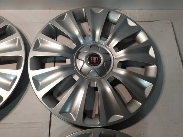 Fiat Originele Wielkap 15" Zilver image 6