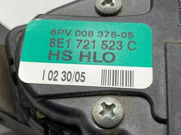 Gaspotentiometer Audi A4 B7 2.0 140PK 04-08 8E1721523C image 5