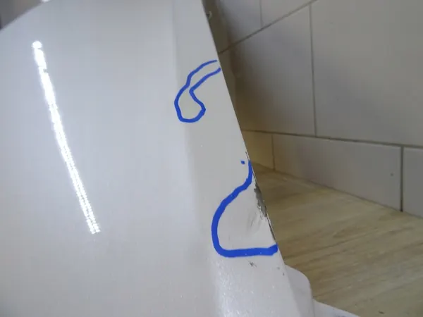 TESLA MODEL 3 PARAFANGO ANTERIORE DESTRO 1714891-00-F LLU image 6