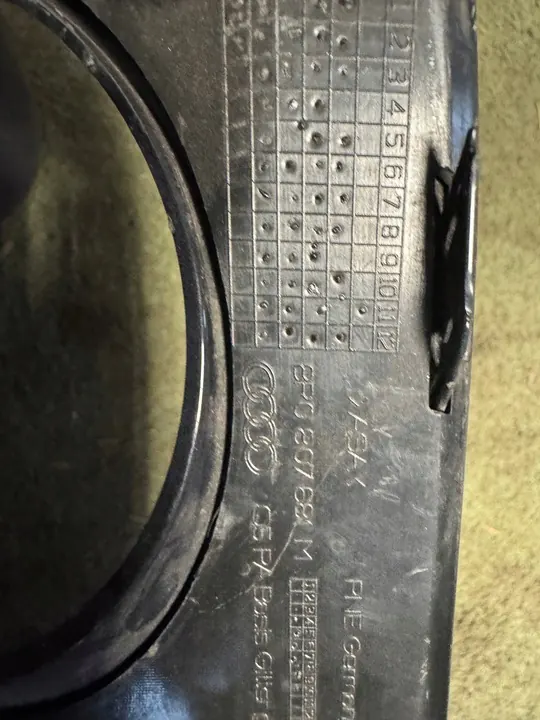 Rejilla de Parachoques Audi A5 S5 Derecha 8T0807682H image 4