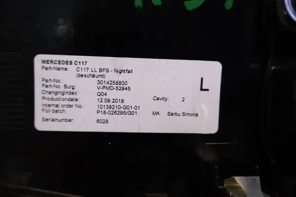 Moldagem de grade OEM DEKORDESKI para Mercedes CLA W117 image 8