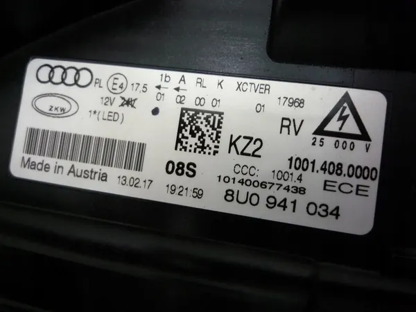 Audi Q3 8U Full LED LIFT 2017 Izquierda Derecha Lámparas image 5