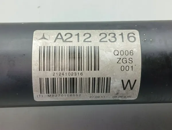 Arbre de transmission Mercedes W212 A212316 image 5