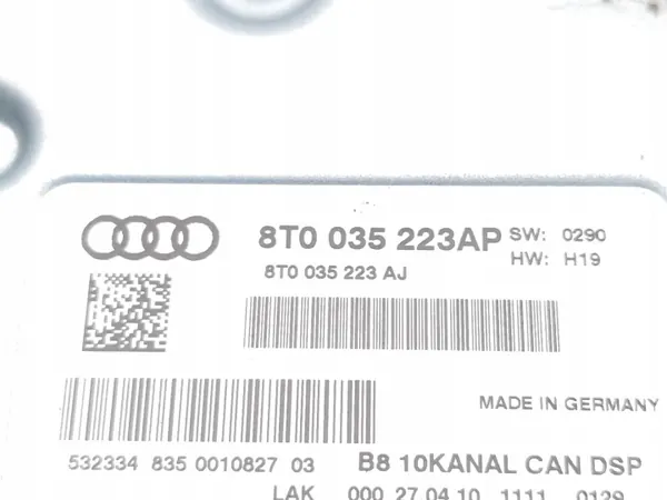 Audi A4 B8 Förstärkare OEM 8T0035223AP - Begagnad image 6