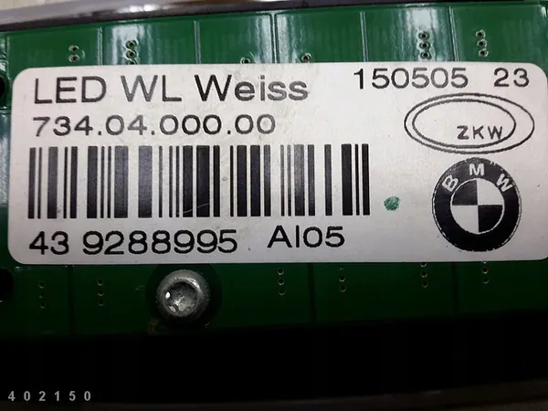 Console de luz de teto BMW X5 F15 2014 image 4