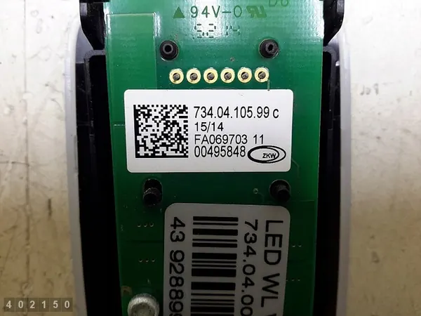 Console de luz de teto BMW X5 F15 2014 image 5