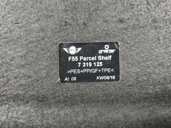 OEM KMK 7319125 Achter kofferbakplank voor MINI F56 F55 image 5
