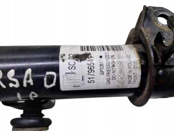 Fram Vänster Stötdämpare OEM 51796541 Opel Corsa D image 3