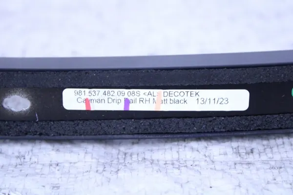 Porsche OEM 98153748209 Dachrechte Rechts Schwarz Matt image 3