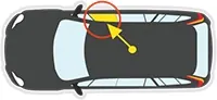 Vidrio Puerta Delantera Derecha Pasajero Opel Astra H 5D HB image 3