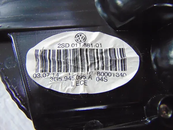 Luz de Carrocería Izquierda Passat B8 Sedan 3G5945095A image 5