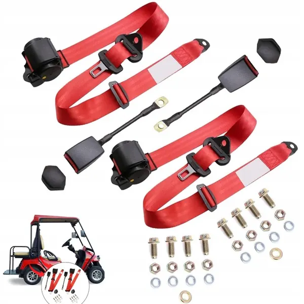 Cinto de segurança 3 pontos universal com fivela 2un OEM 4058525428461 image 2