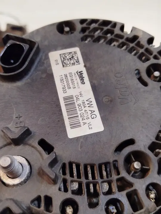 Generaattori Audi A4 B9 2.0 TDI, Käytetty, OEM 04L903024A image 2