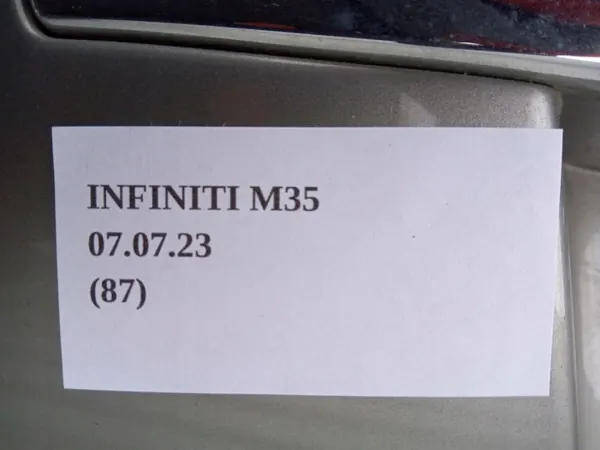 Untere Chrom-Kofferraumleiste Infiniti M35 Y50 OEM LA-KY-BAG-DA-II-M35-Y50 image 3