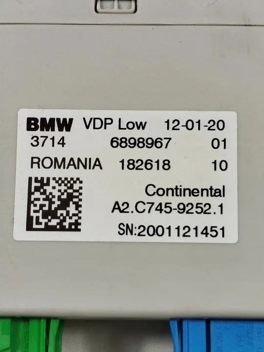 Module de suspension BMW 5 G30 G31 G38 6898967 image 3