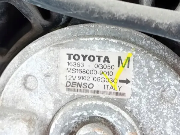 Radiador de agua con ventilador Corolla Verso I image 7