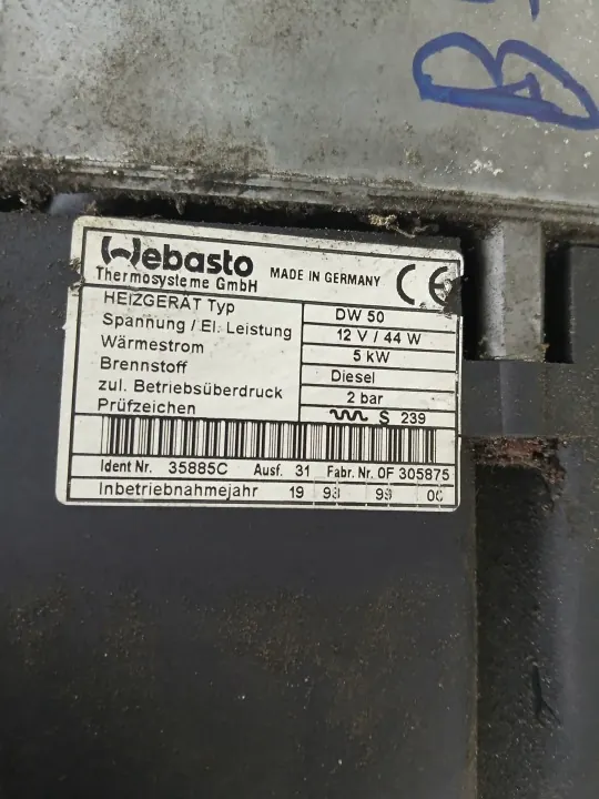Webasto DW50 5kW Diesel 2 Bar Lämmityslaite image 5