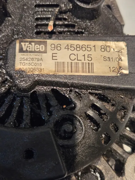 Alternaattori Citroen C5 I lift II 04-08 3.0 V6 OEM 9645865180 image 5