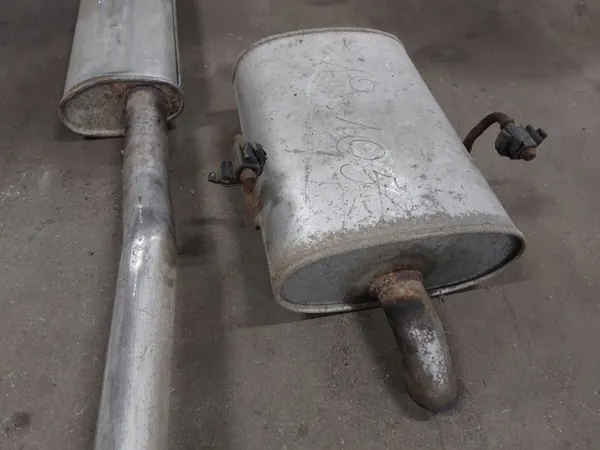 OEM TŁUMIK WYDECH ŚRODKOWY + KOŃCOWY PEUGEOT 406 I 2.1 TD image 3