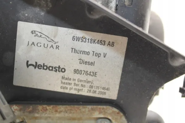 WEBASTO 6W9318K463AB Jaguar XJ X358 2.7 TDV6 image 5