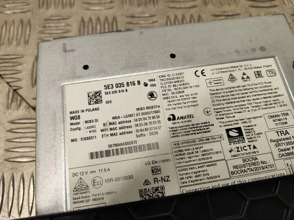 Changeur CD/DVD Skoda OEM 5E3035816B - Occasion image 7