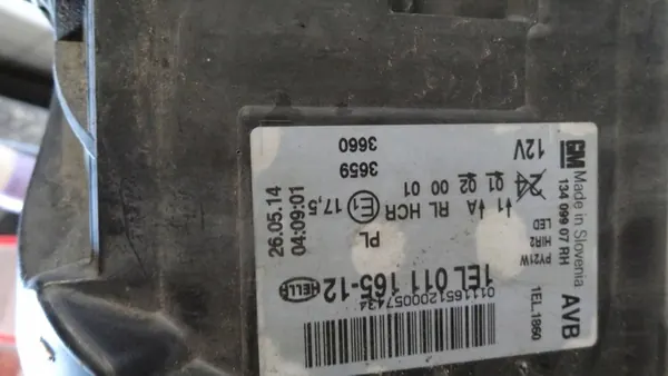 Oikea Etuvalaisin Opel Insignia I A Lift 13409907RH image 5