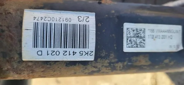 Höger Framstång OEM 2K5412021D för Volkswagen image 3