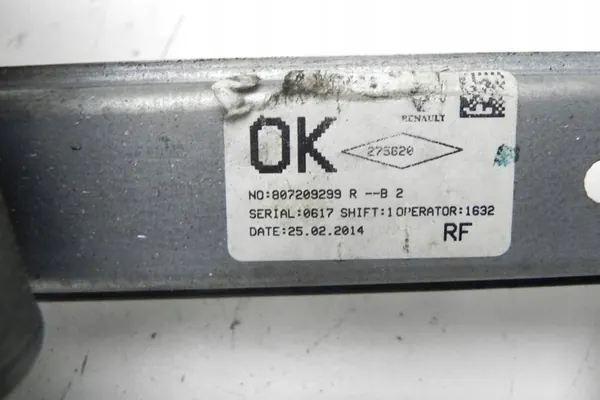 Regulador de janela dianteira direita DACIA SANDERO II 807209299R image 5